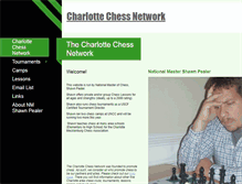 Tablet Screenshot of charlottechessnetwork.com